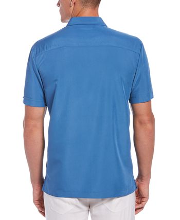 Cubavera Men's Tri-Color Camp Shirt - Macy's
