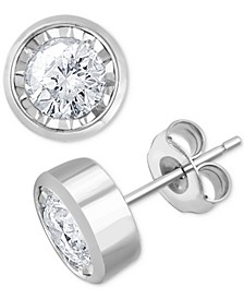 EFFY® Diamond Bezel Stud Earrings (1 ct. t.w.) 