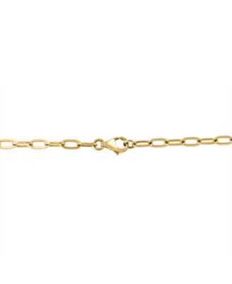 EFFY&reg; Diamond Pav&eacute; Open Link 18" Pendant Necklace (1/2 ct. t.w.) in 14k White and Yellow Gold 