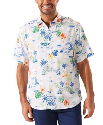 Tommy Bahama - Men's Veracruz Cay Wave Break Short-Sleeve Camp Shirt