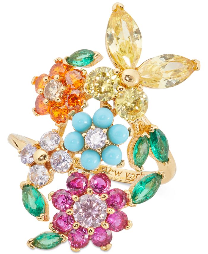 kate spade new york GoldTone Bloom Cluster Ring Macy's