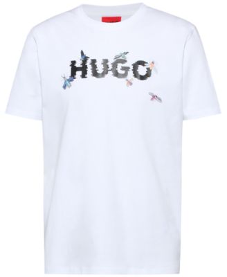 HUGO - Men's Cyber Bug Graphic T-Shirt