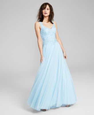 Say Yes to the Prom Juniors' Embellished Gown, Created for Macy's - Macy's