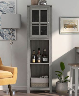 Migley Open Shelves Tower Cabinet