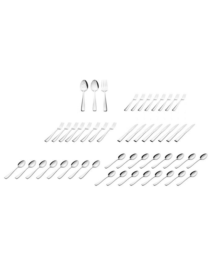 Kitchinox Julia Service for 8 Set, 51 Piece & Reviews Flatware