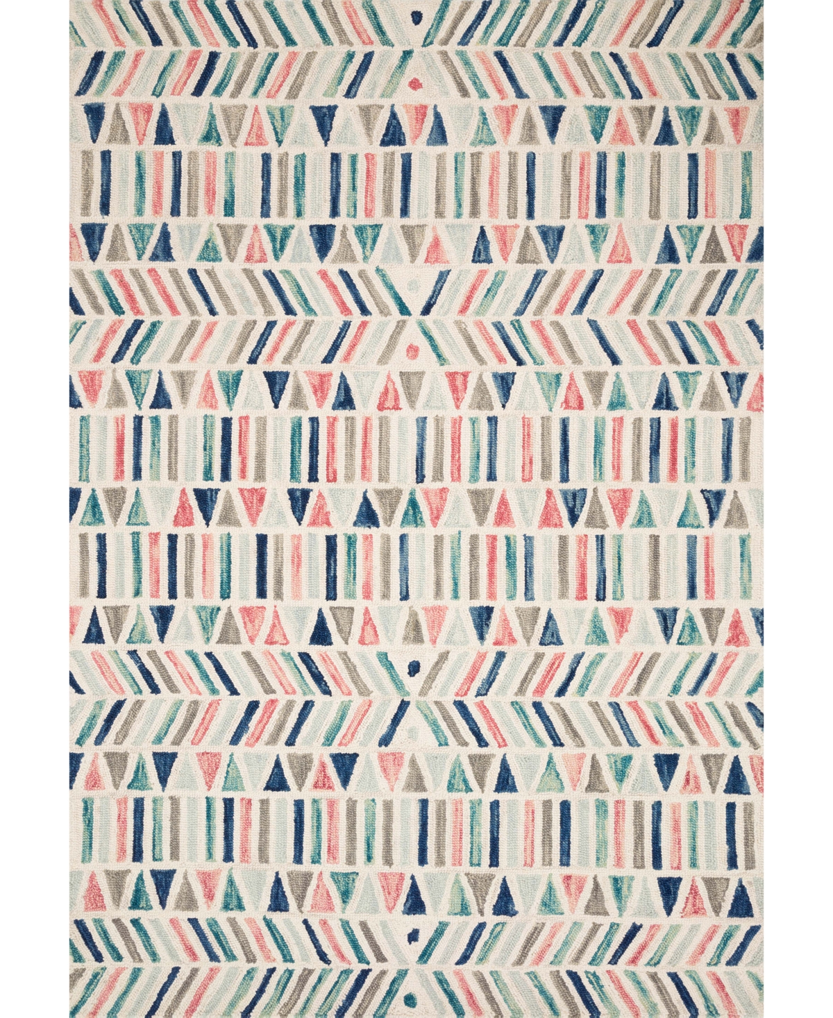 Justina Blakeney Hallu Hal-01 7'9in x 9'9in Area Rug - Ivory