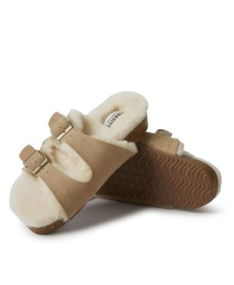 Women's Tamworth Genuine Shearling Double Band Sandal