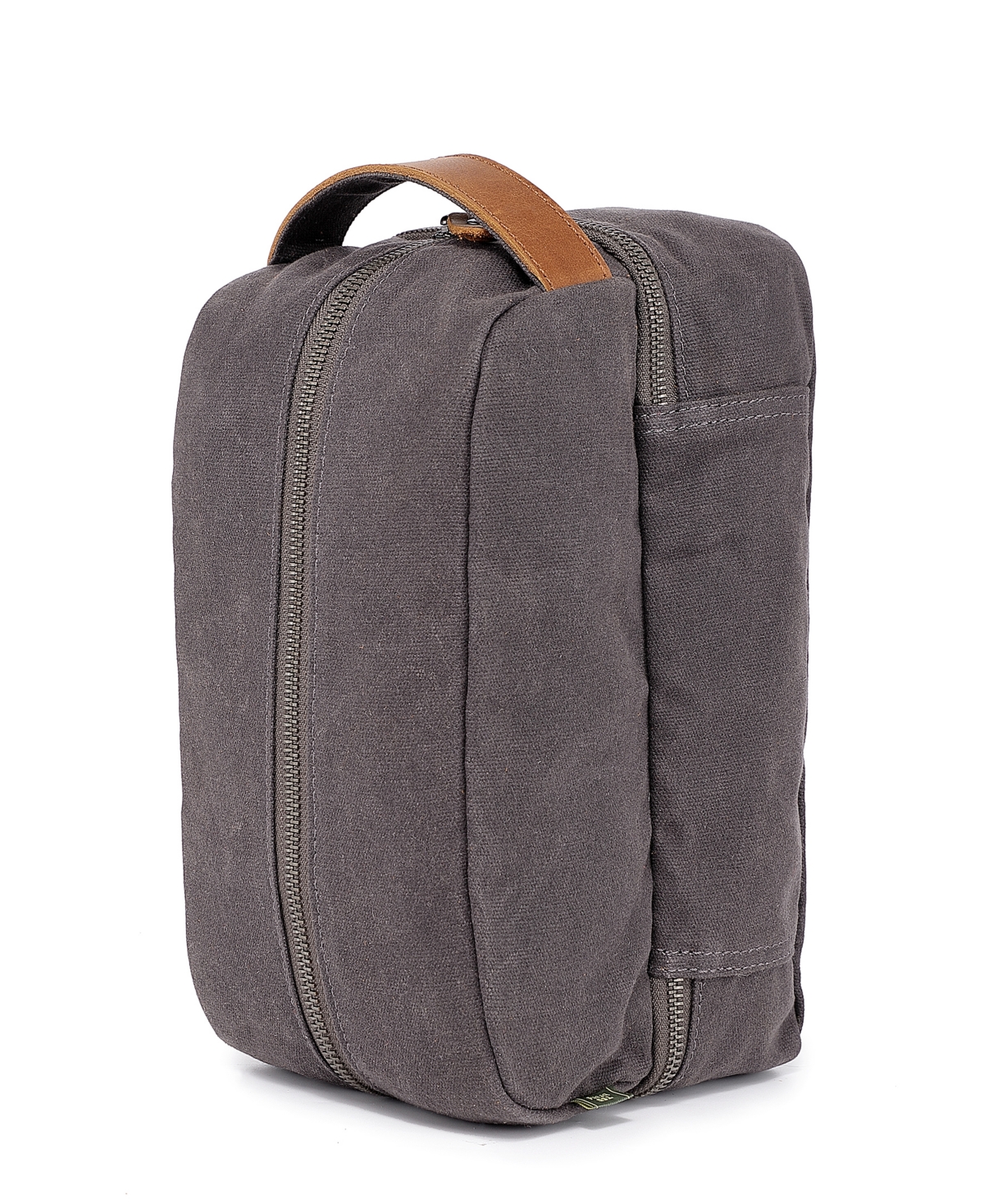 Tsd Brand Stone Creek Waxed Canvas Toiletry Bag