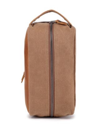 Stone Creek Waxed Canvas Toiletry Bag