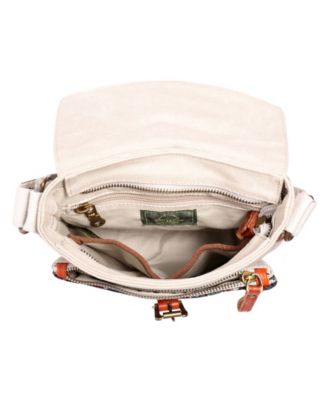 TSD Brand Four Season Canvas Crossbody Bag
