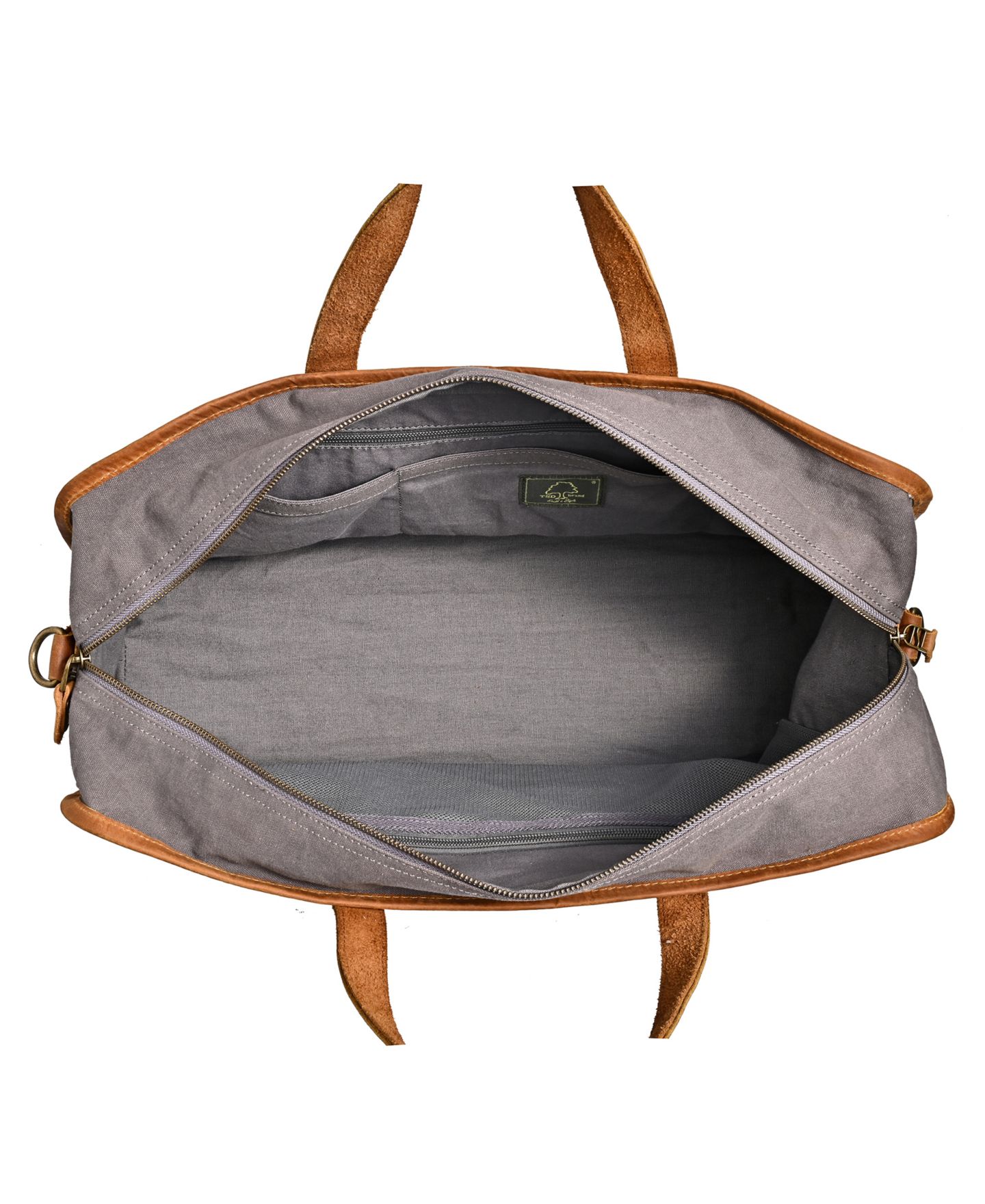 Сумка TSD BRAND Valley Oak Large Canvas Weekender, цвет: Серый — фото 2