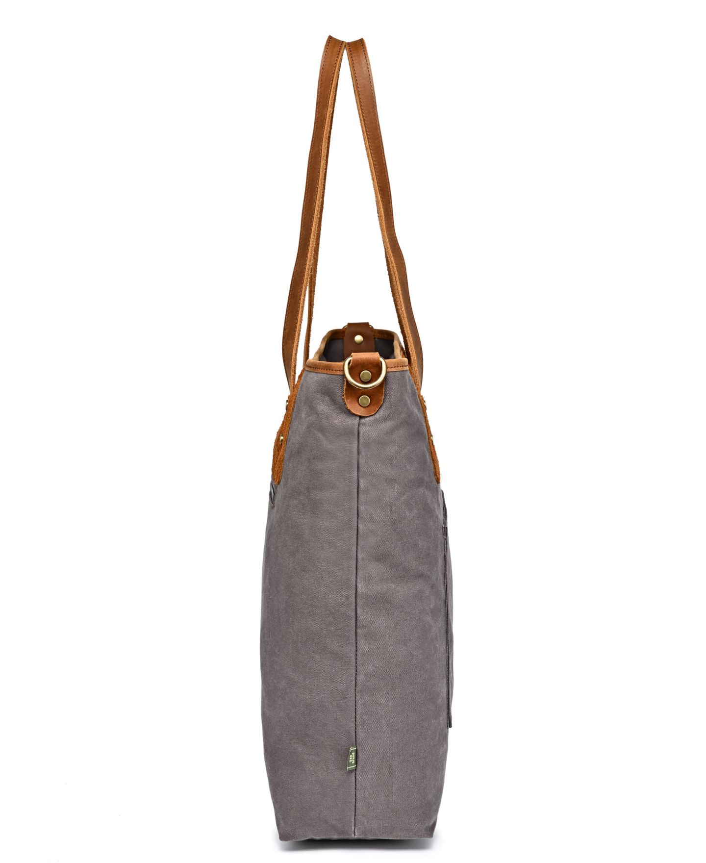 Женская сумка TSD BRAND Valley Oak Canvas, цвет: Серый — фото 5