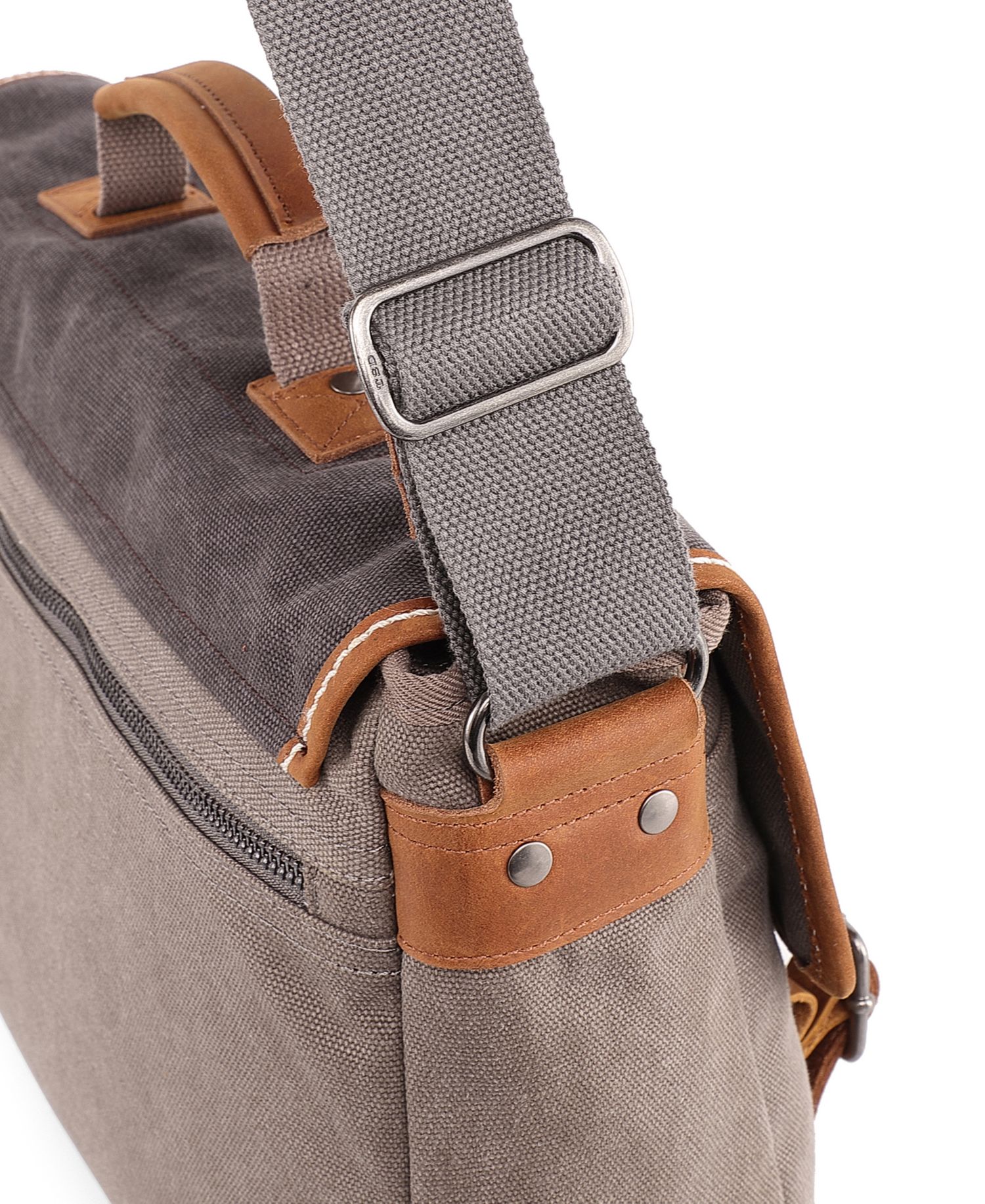 Mountain Wood Canvas Messenger Bag