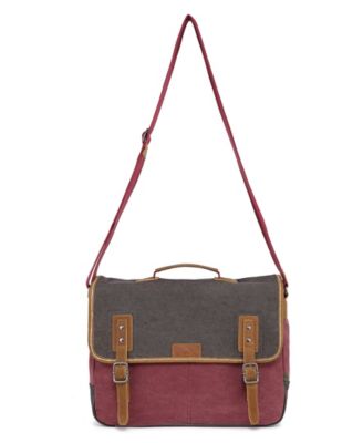Mountain Wood Canvas Messenger Bag