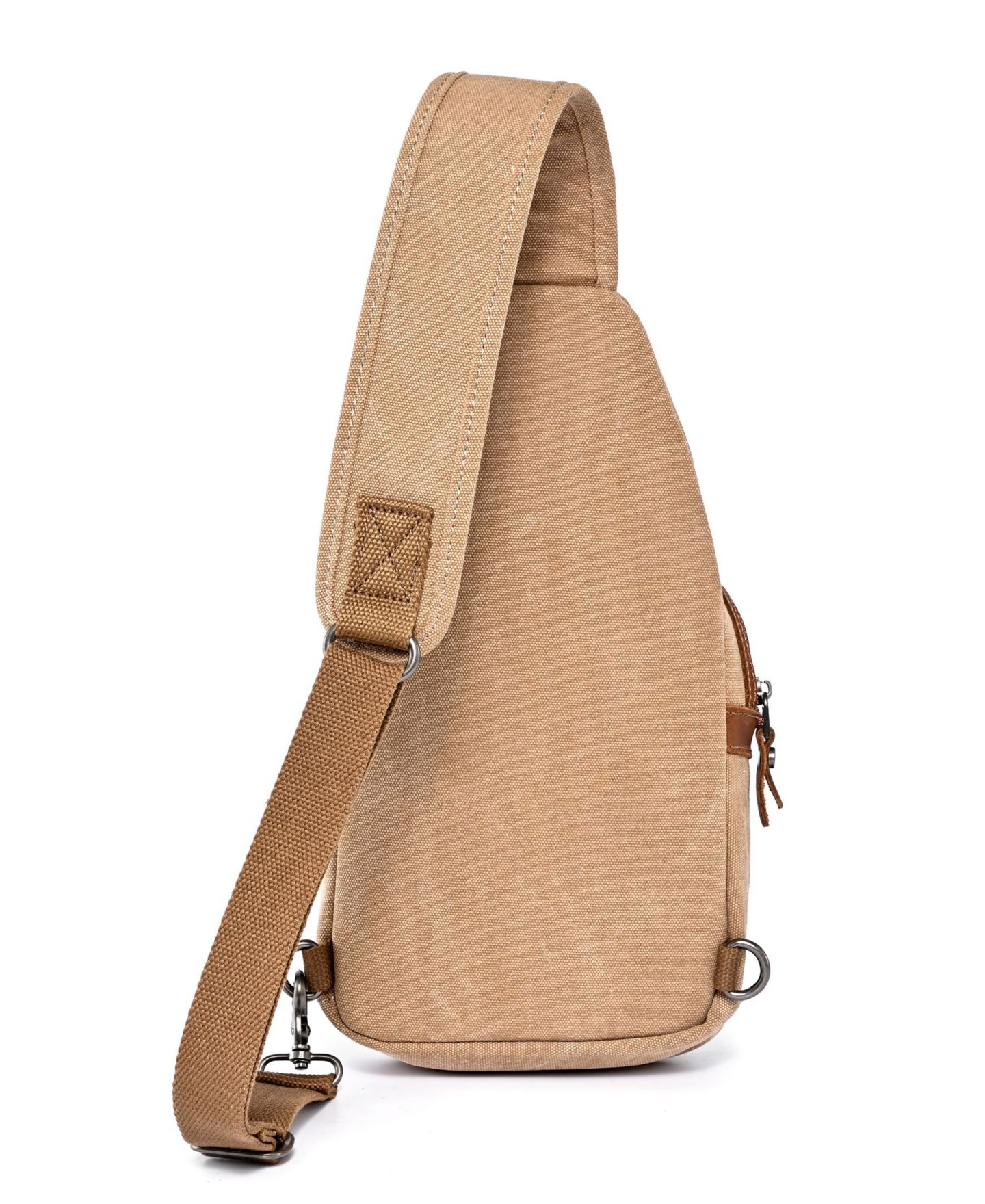 Женская сумка TSD BRAND Torreya Canvas Sling, цвет: Хаки — фото 3