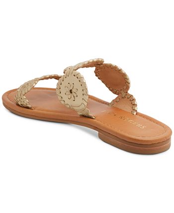 Jack rogers lauren top sandal platinum
