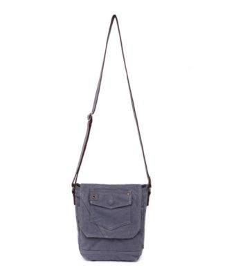 Spring Palm Canvas Crossbody Bag