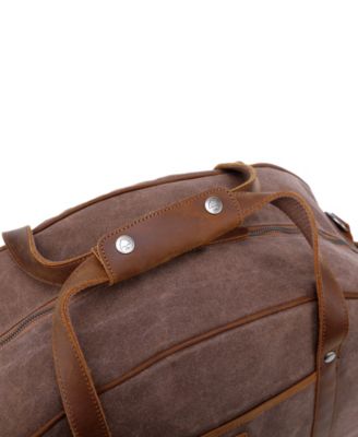 Stone Creek Waxed Canvas Travel Bag
