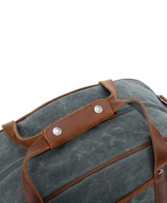 Stone Creek Waxed Canvas Travel Bag