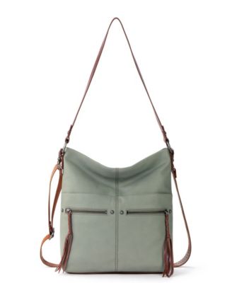 ashland leather bucket hobo