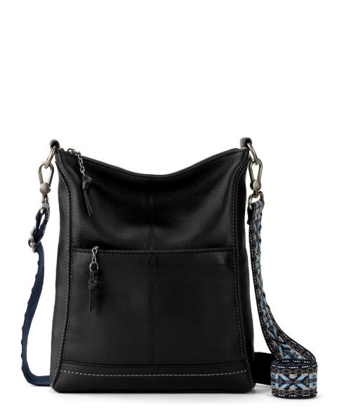 Женская сумка The Sak Lucia Leather Crossbody, цвет: Чёрный