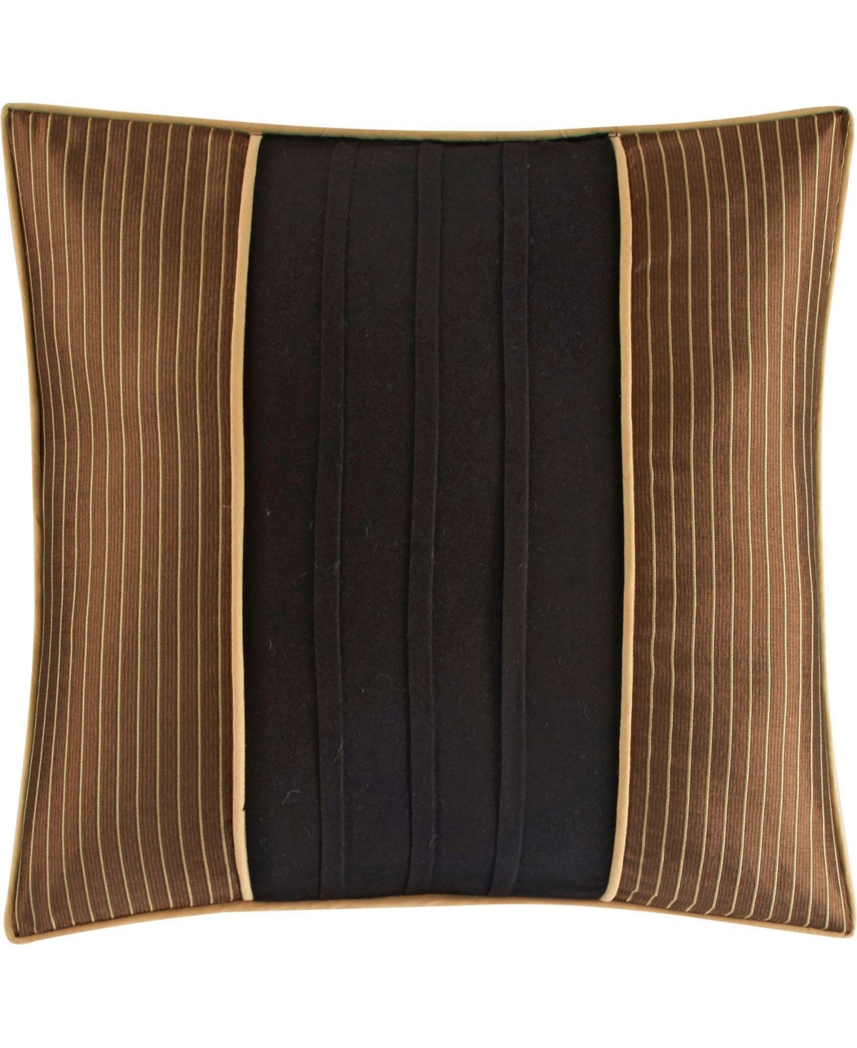 Stratford Park Margret 7 Piece Comforter Set, King In Black And Gold-tone
