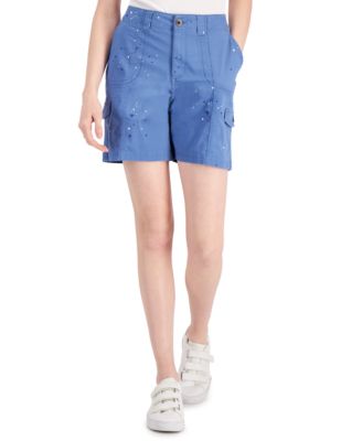 Style \u0026 Co Women's Printed Cargo Shorts 