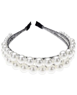 INC International Concepts - Large Imitation Pearl Headband