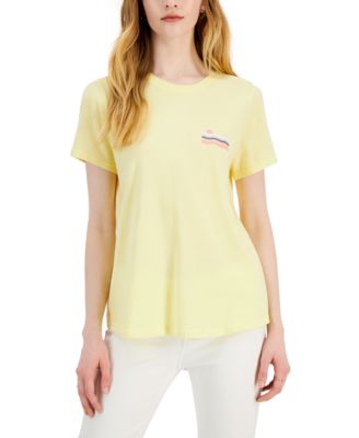 Style & Co - Petite Cotton Waves T-Shirt, Created for Macy's