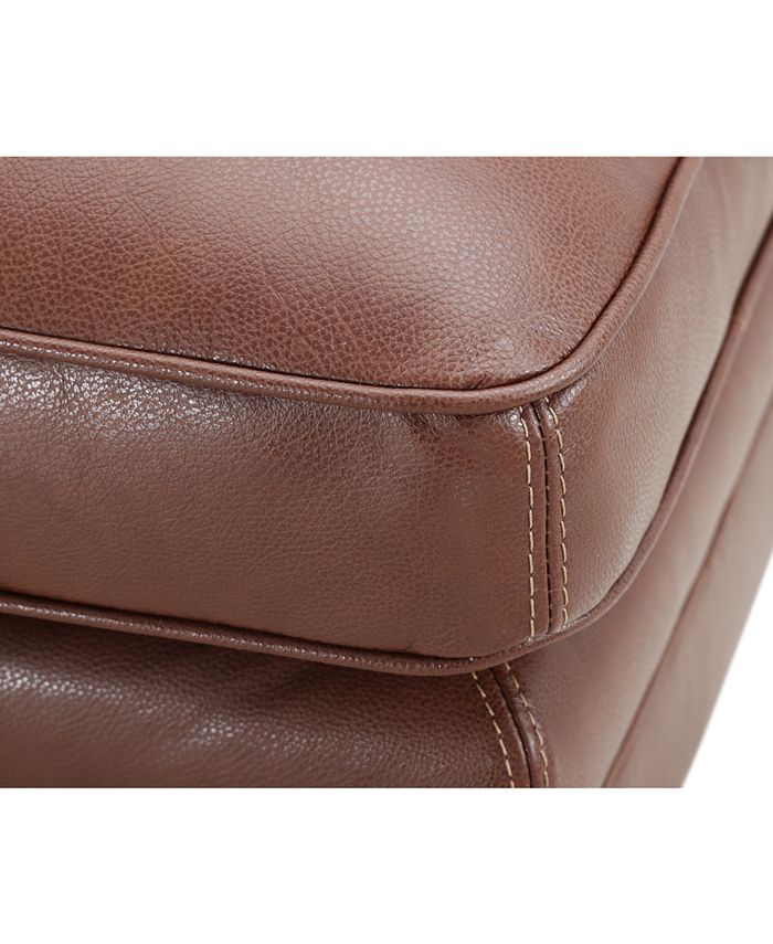 Furniture - Marrick 30" Leather Ottoman