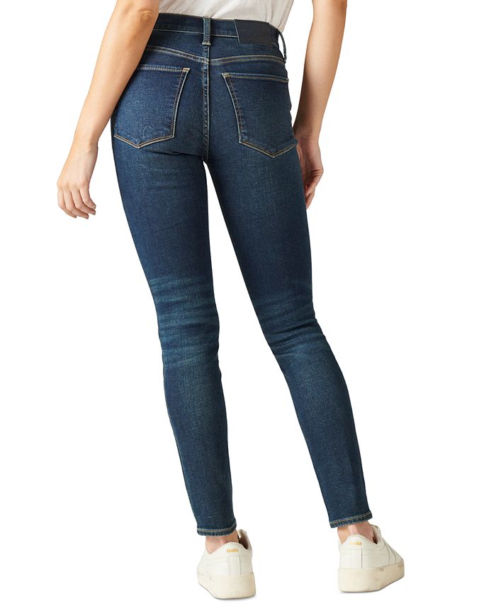 Lucky Brand Bridgette Skinny Jeans Donna: Vestibilità Alta Vita In Denim Elasticizzato, Lavaggio Medio