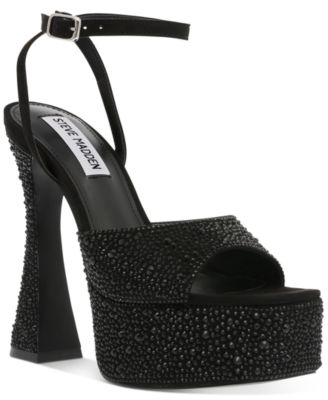 rhinestone platform sandals