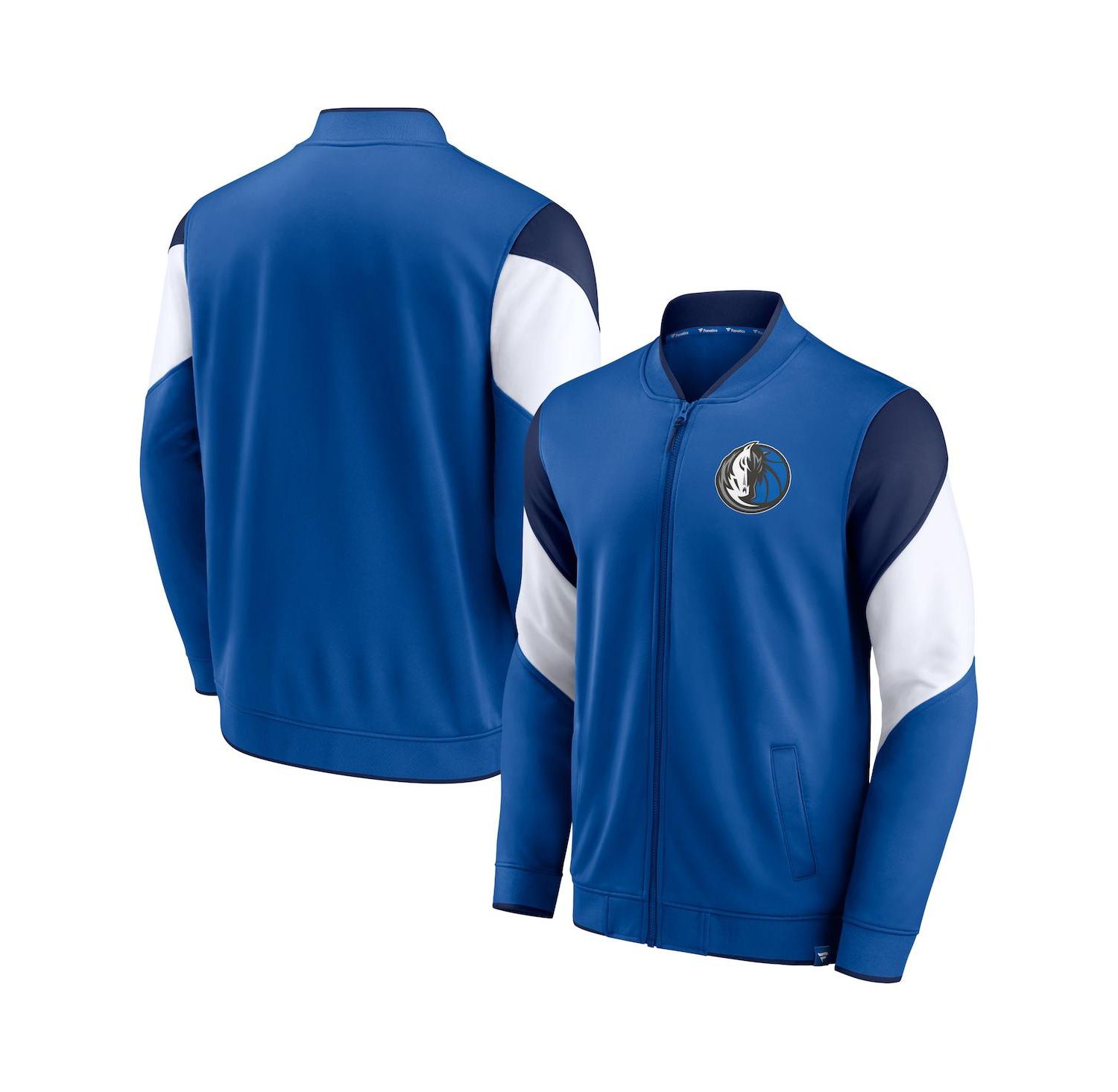 Men's Blue, Navy Dallas Mavericks League Best Performance Full-Zip Jacket