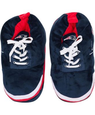 Photo 1 of Men's FOCO New England Patriots Plush Sneaker Slippers