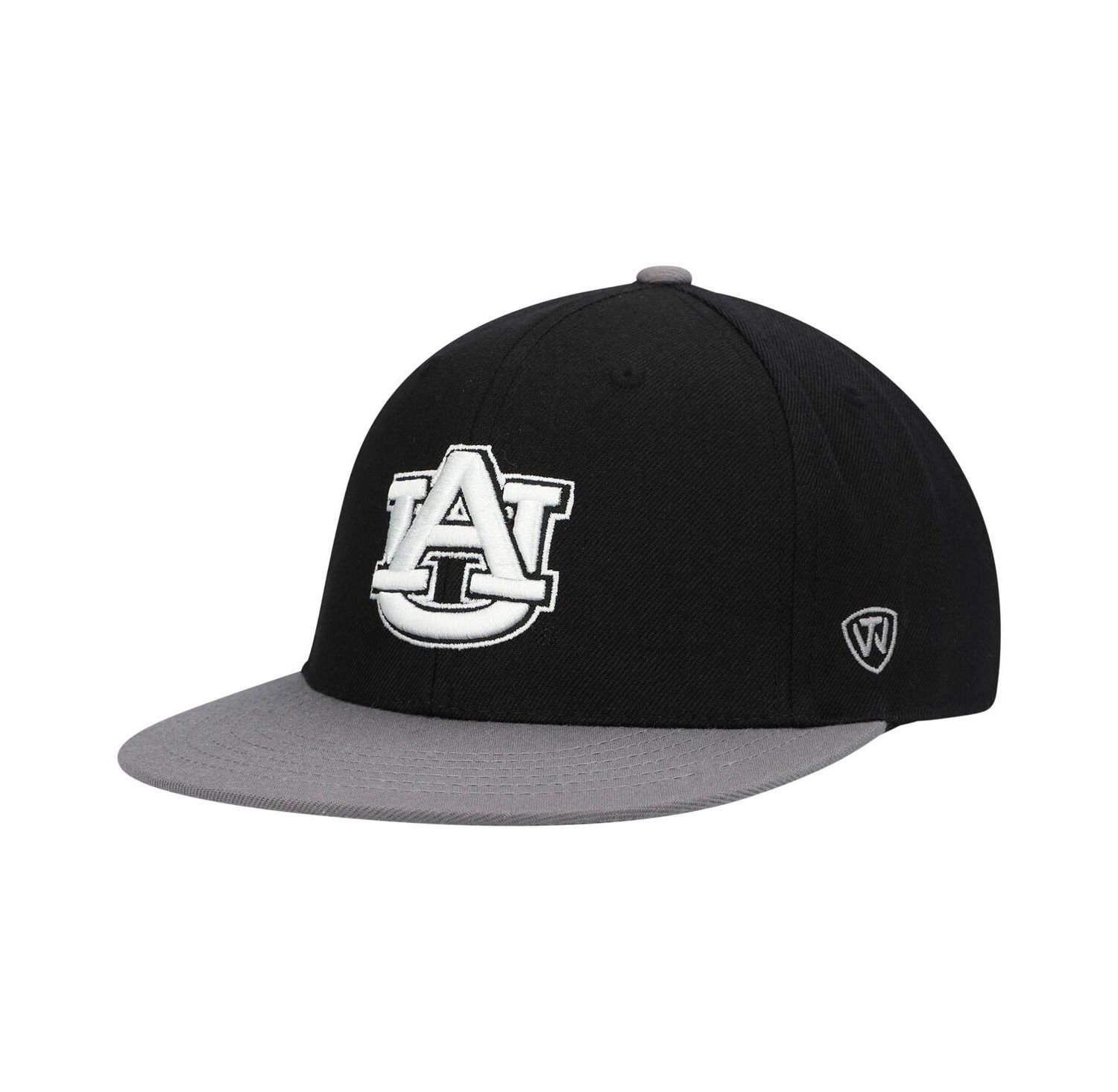 Men's Black, Gray Auburn Tigers Team Color Two-Tone Fitted Hat