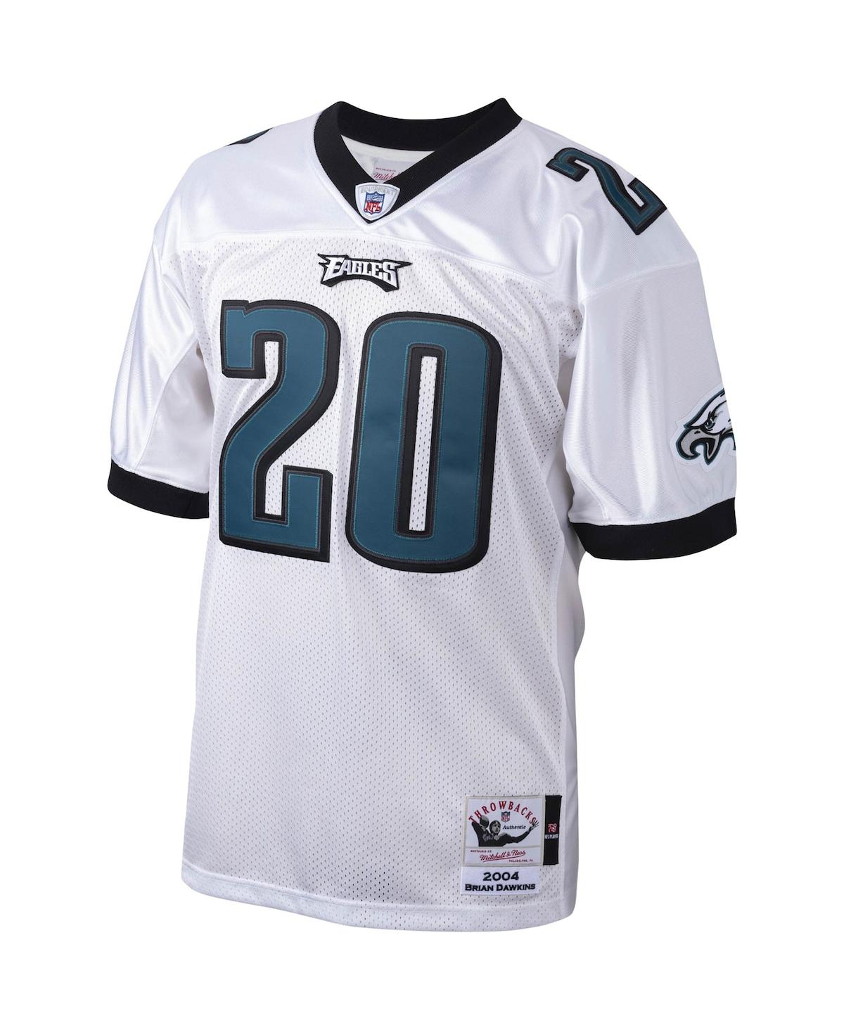 Men's Mitchell & Ness Brian DawkinsPhiladelphia Eagles 2004 Authentic Throwback Retired Player Jersey - White