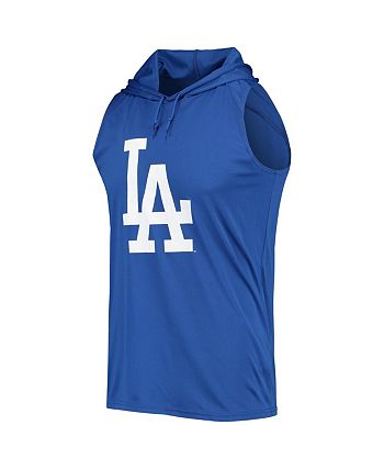 Stitches Men's Royal Los Angeles Dodgers Sleeveless Pullover Hoodie - Macy's