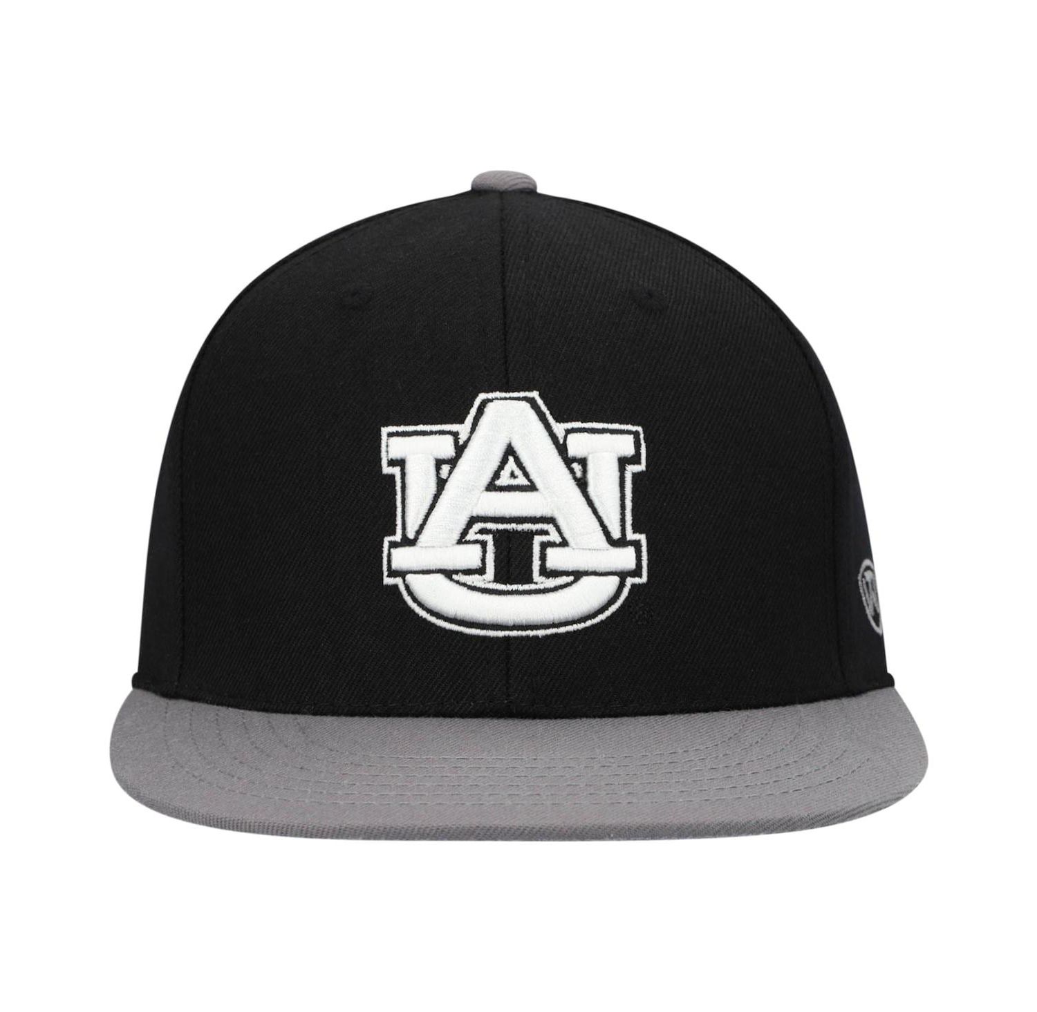 Men's Black, Gray Auburn Tigers Team Color Two-Tone Fitted Hat