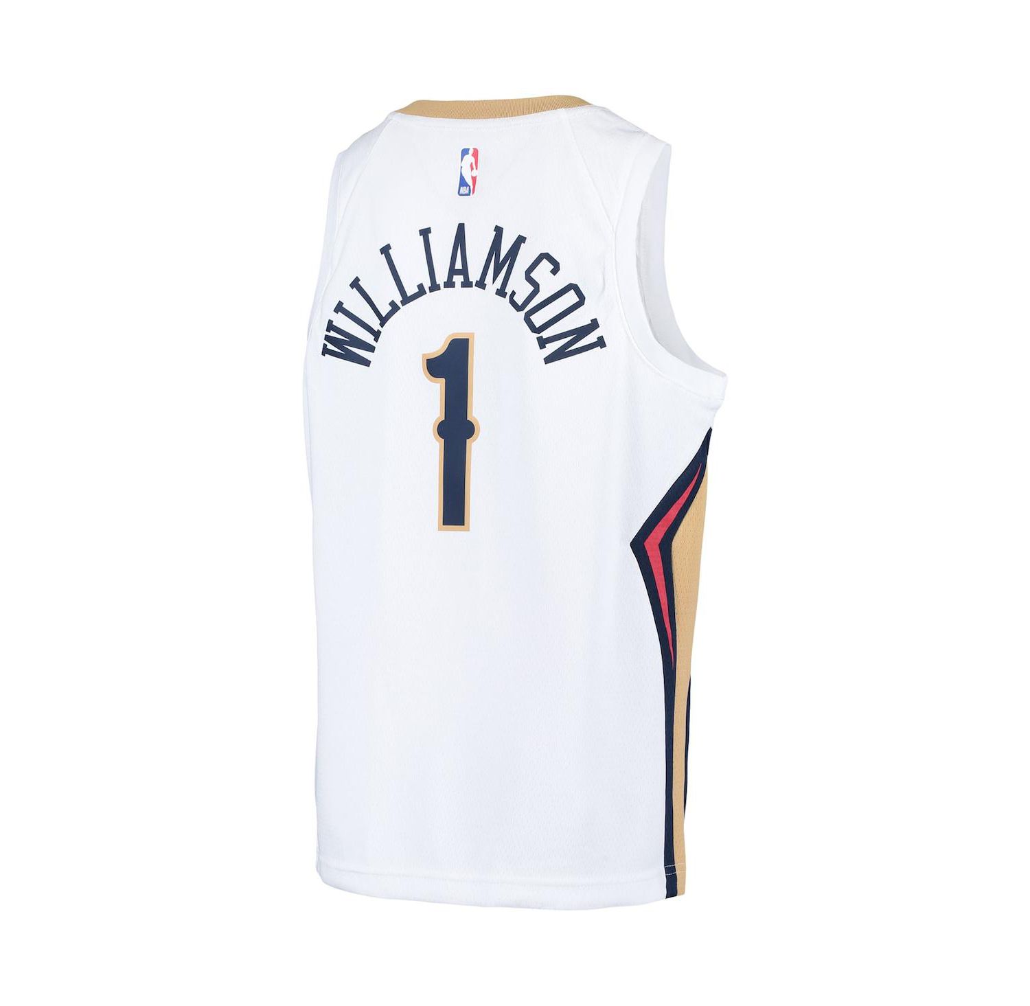 Big Boys Zion Williamson White New Orleans Pelicans Swingman Player Jersey - Association Edition