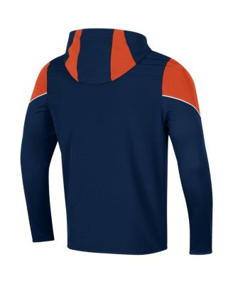 Men's Navy Auburn Tigers 2021 Sideline Warm-Up Full-Zip Hoodie