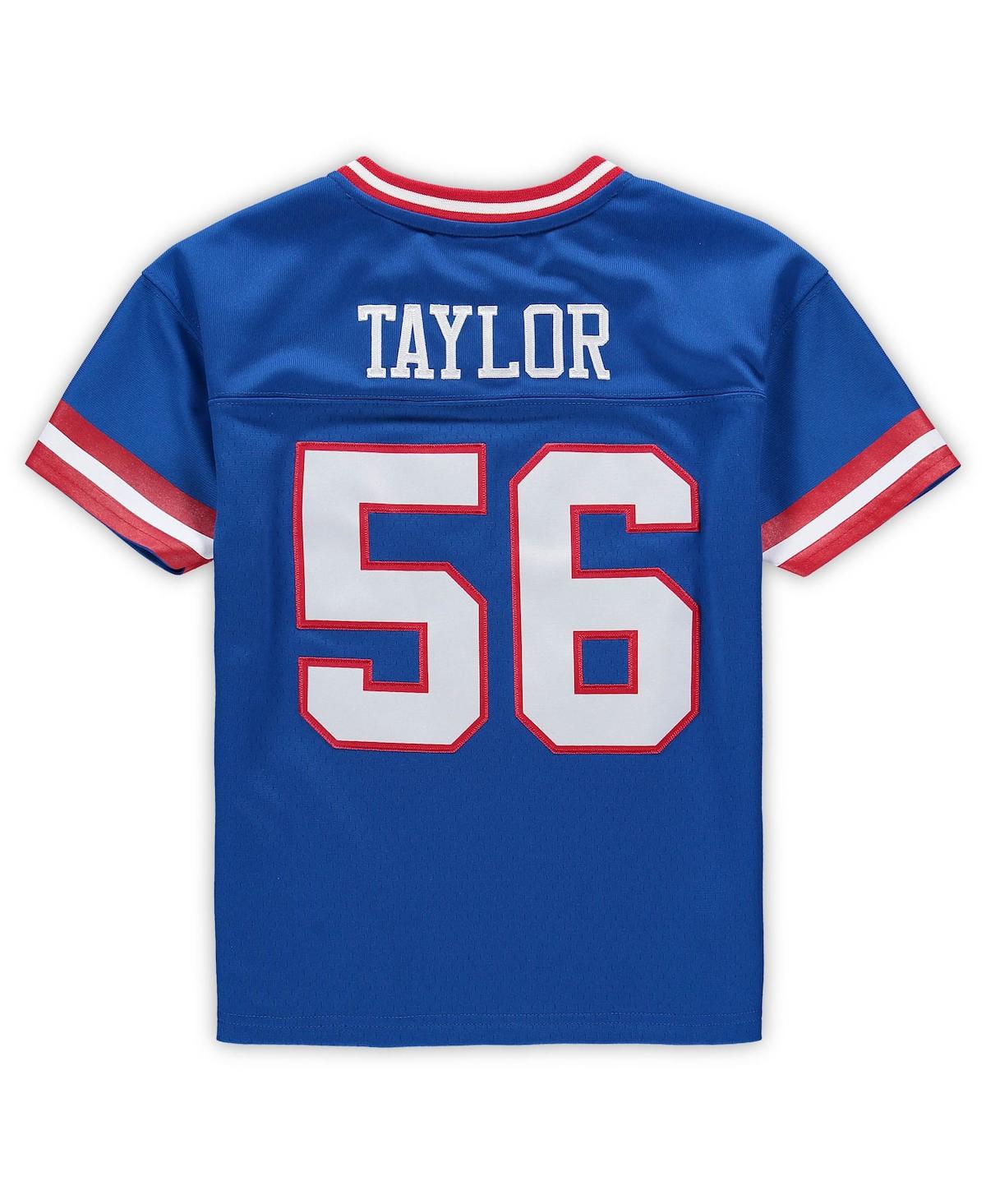 Preschool Boys and Girls Mitchell & Ness Lawrence TaylorNew York Giants Retired Legacy Jersey - Royal