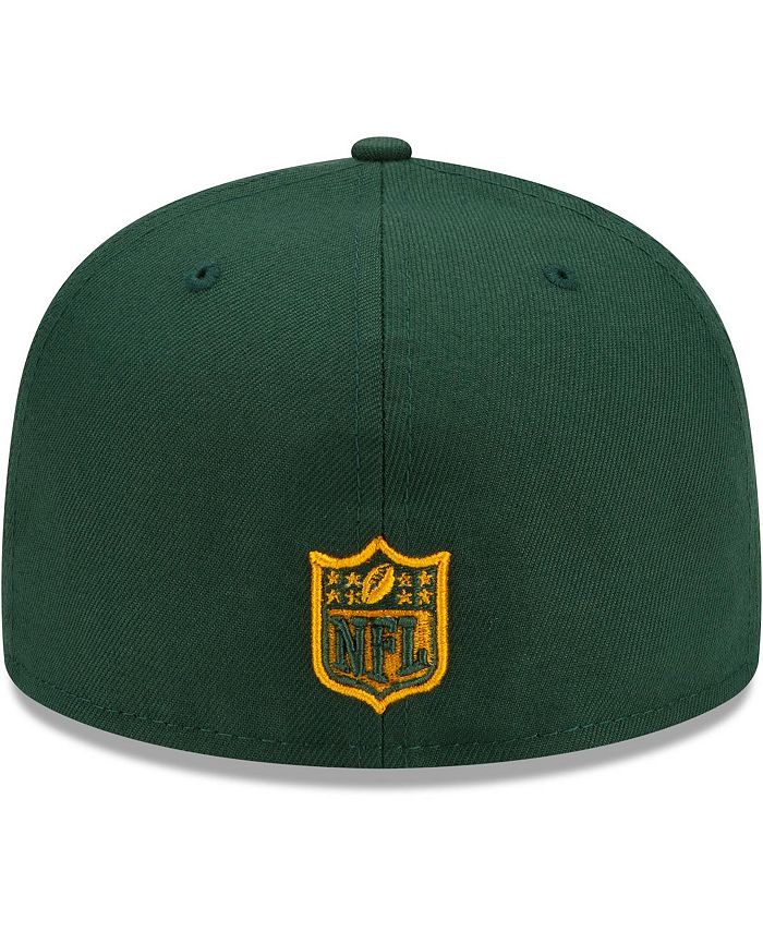 New Era Men's Green Green Bay Packers City Cluster 59FIFTY Fitted Hat ...