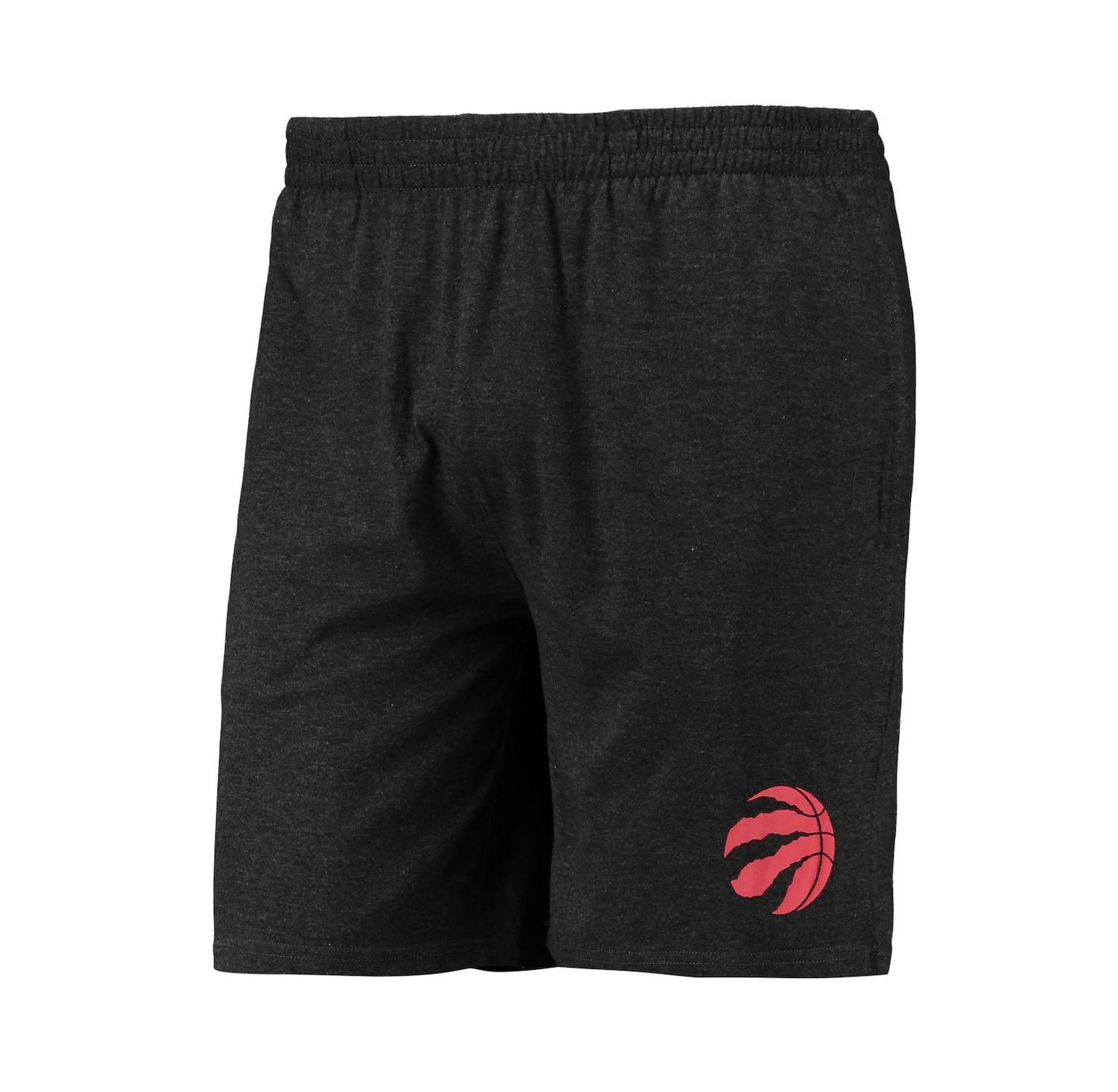 Men's Black, Red Toronto Raptors T-shirt and Shorts Sleep Set