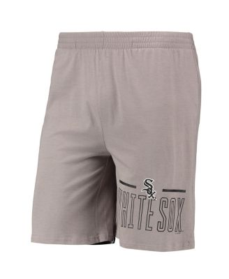 Men's Gray, Black Chicago White Sox Meter T-shirt and Shorts Sleep Set