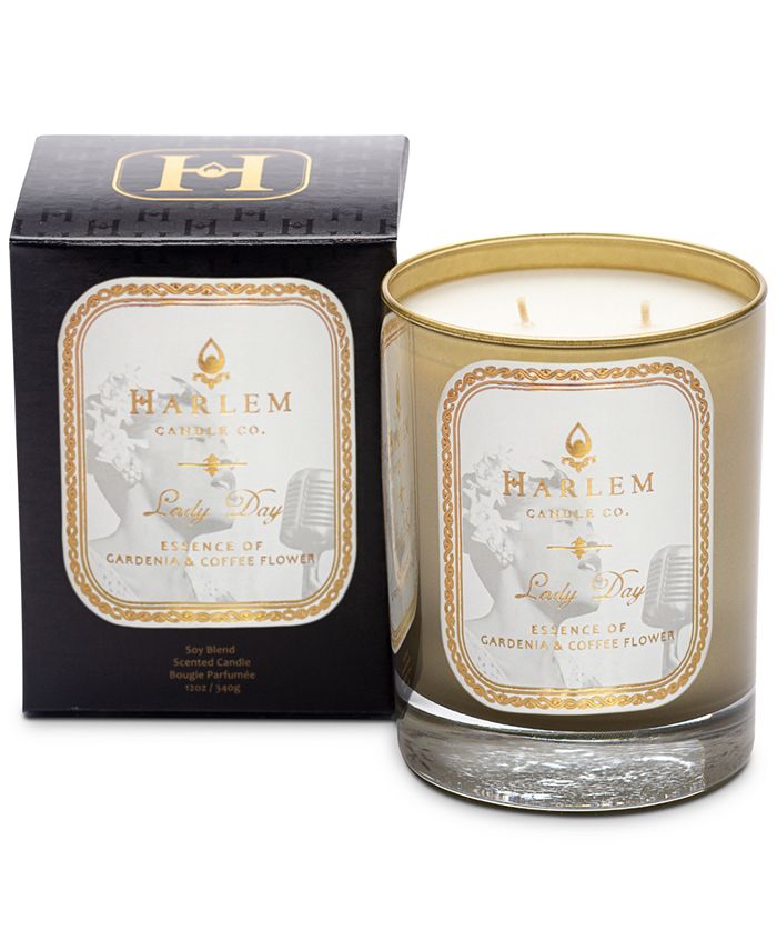 Harlem Candle Co. Lady Day Lux Candle, 12-Oz. - Macy's