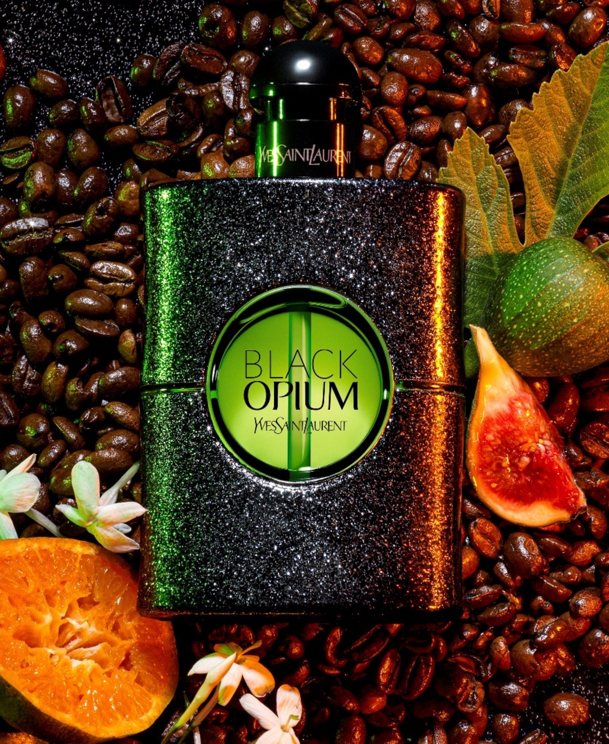 Shop Saint Laurent Black Opium Illicit Green Eau De Parfum, 1 Oz. In No Color