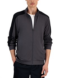 Men's Regular-Fit Moisture-Wicking Knit Jacket, Created for Macy's 