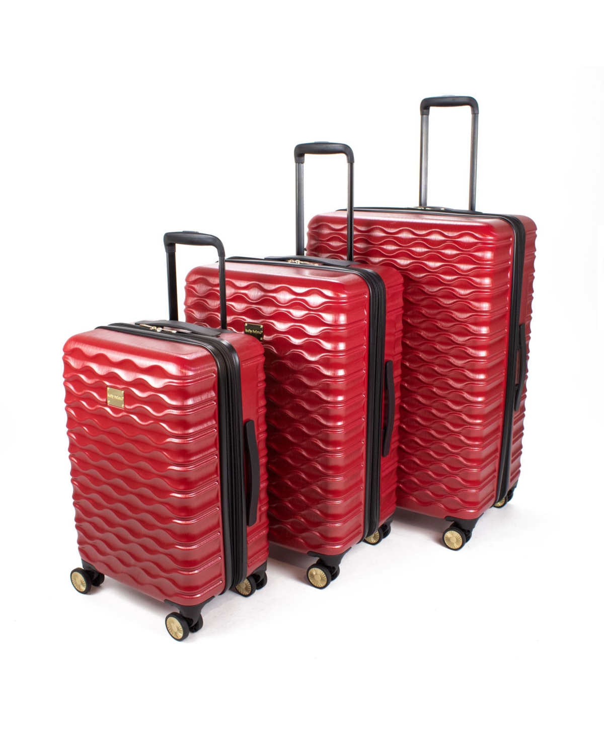Maisy Hardside Luggage Set, 3 Piece - Red