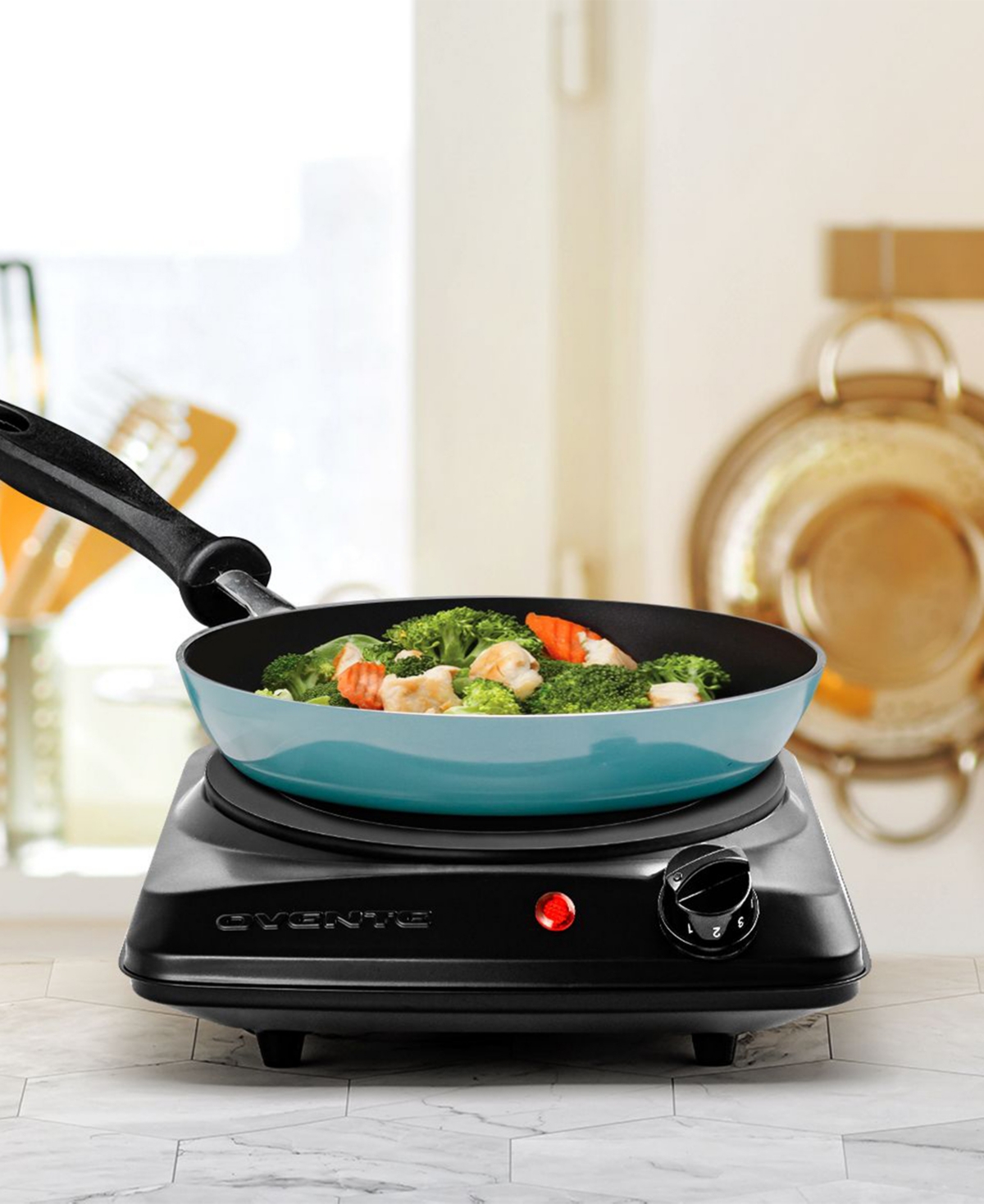 Ovente 1000w Single Hot Plate Electric Countertop Infrared Stove