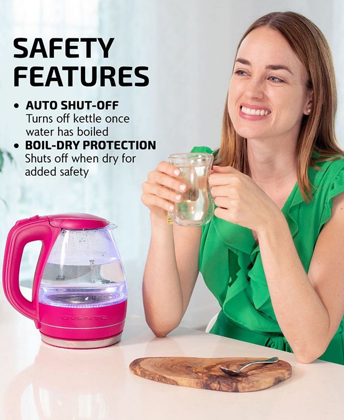 OVENTE BPAFree Glass Electric Kettle Macy's